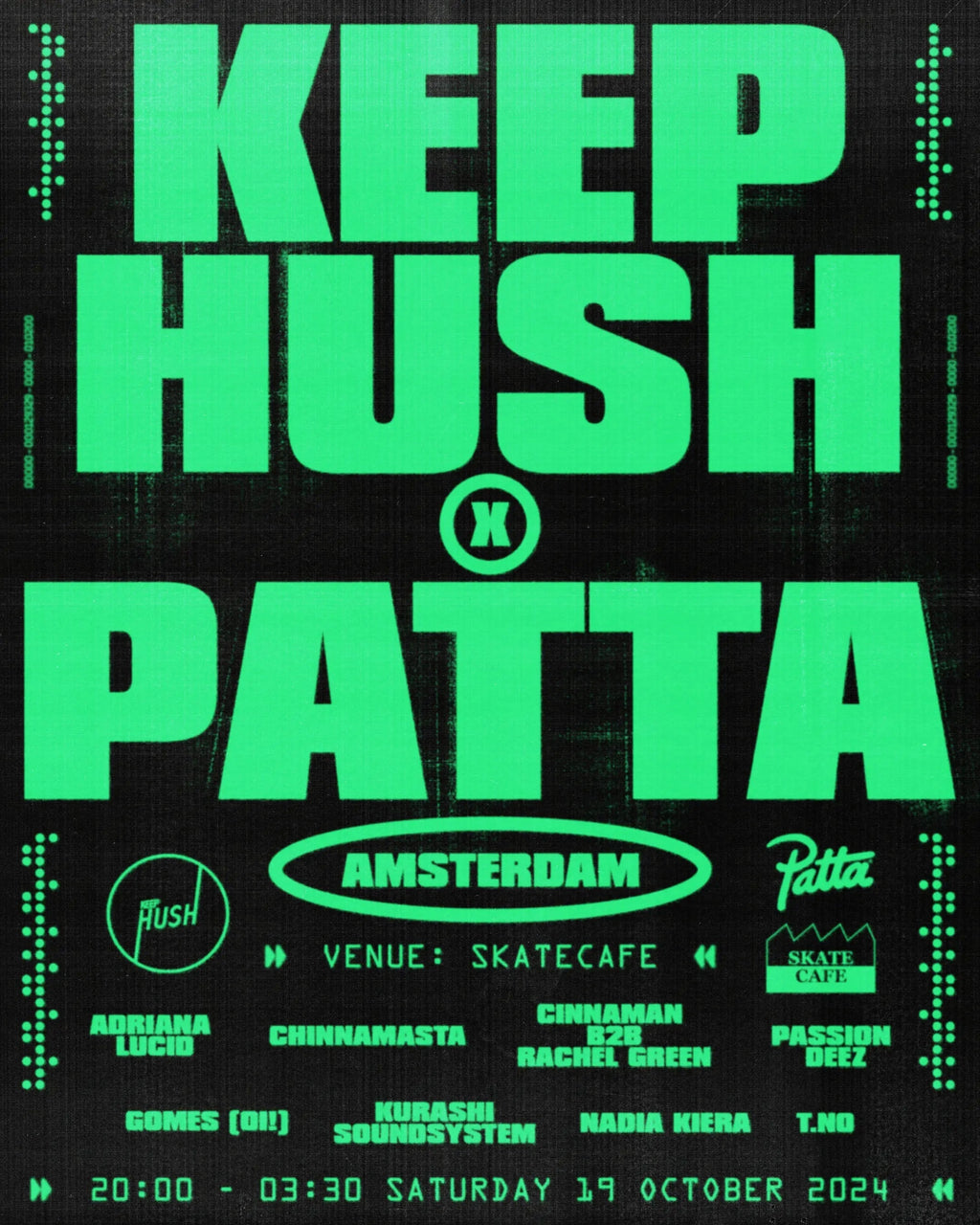 Keep Hush X Patta - Patta