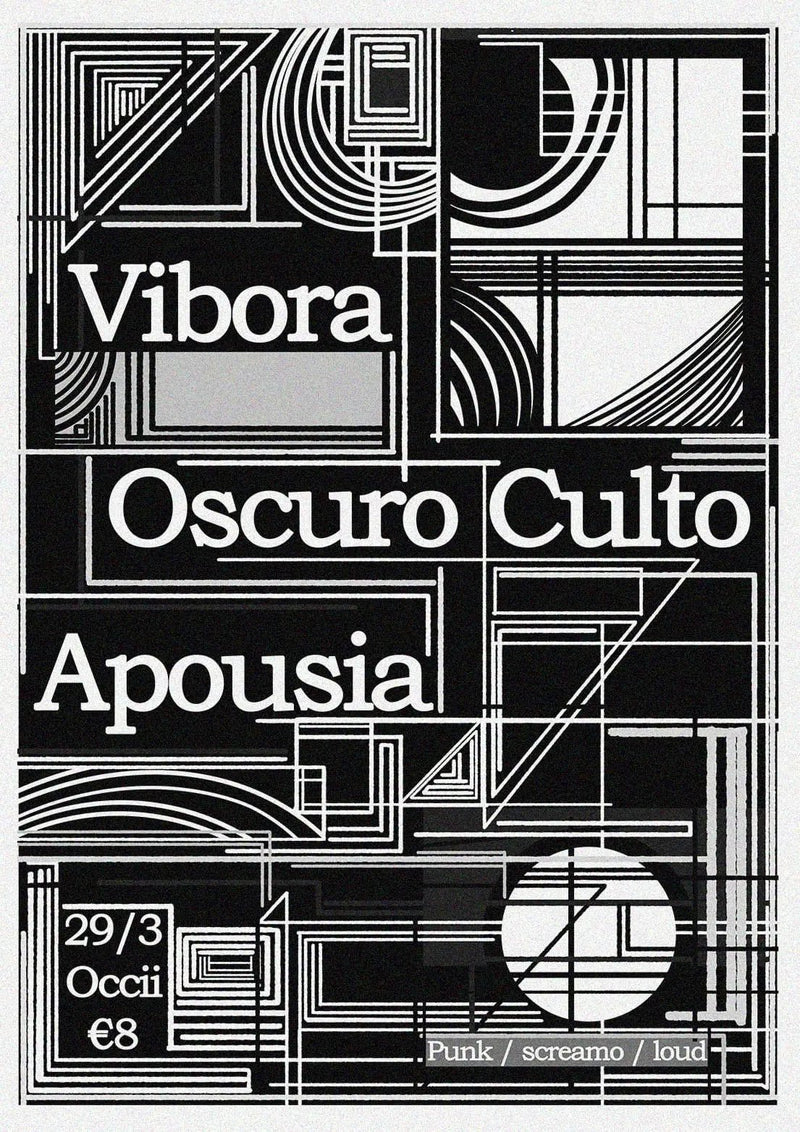 Vibora, Oscuro Culto & Apousia At Occii - Patta