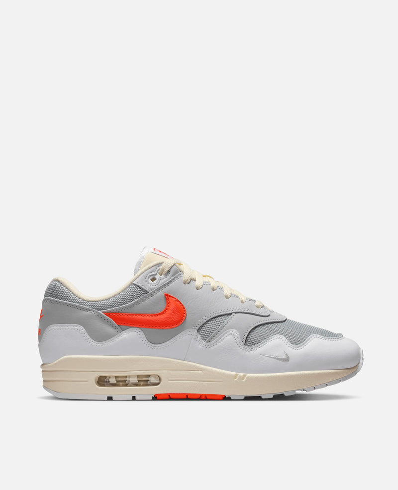 Patta X Nike Air Max 1 (White/Hyper Crimson-Pure Platinum) Nike