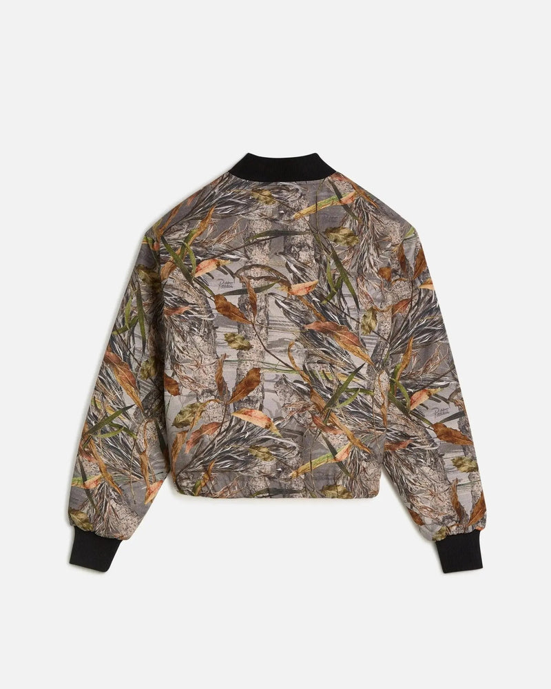 Patta Nature Print Reversible Canvas Bomber Jacket (Nature Print) - Patta