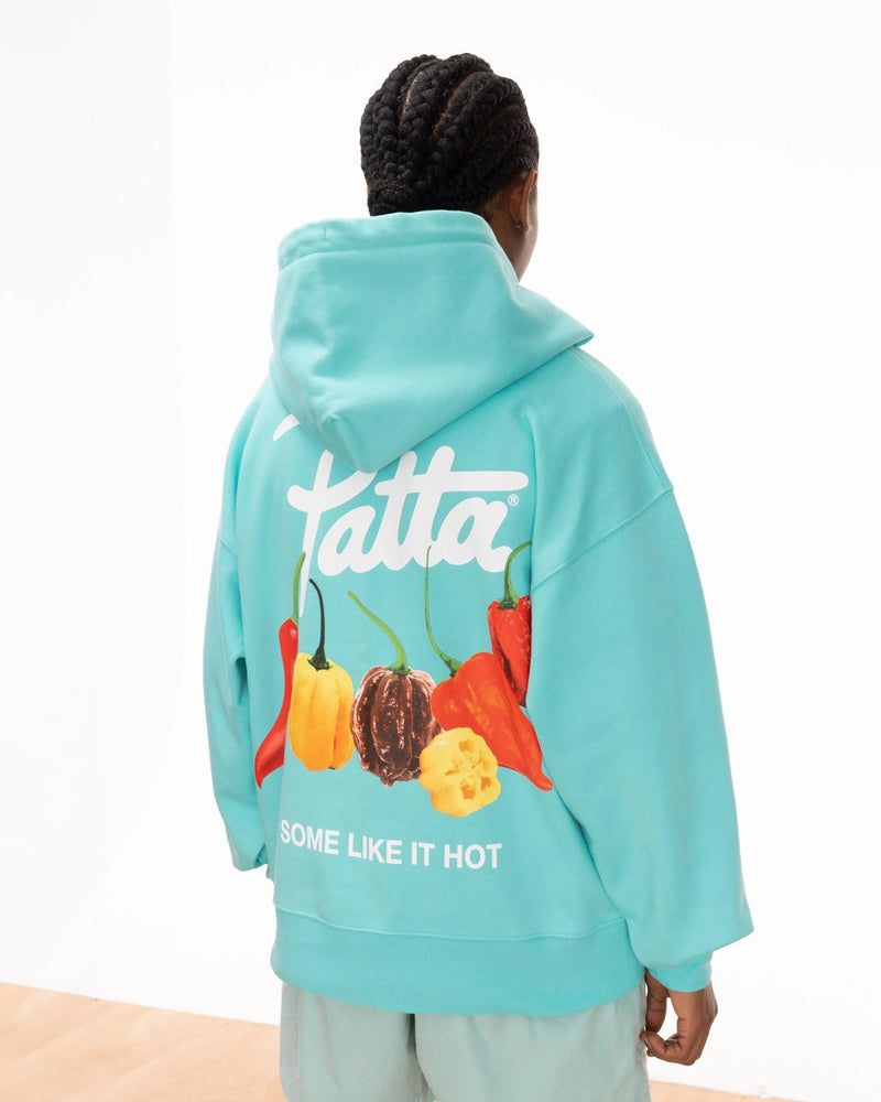 Patta Some Like It Hot Boxy Hooded Sweater (Blue Radiance) - Patta