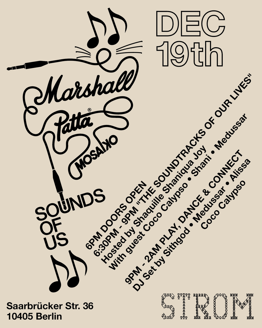 Patta x Marshall x Mosaiko - Sounds of Us