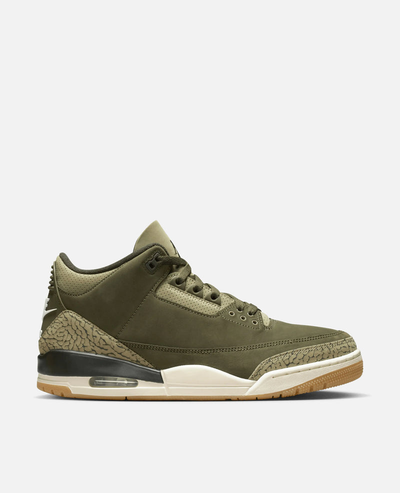 Nike Air Jordan 3 Retro (Medium Olive/Sequoia-Neutral Olive-Sail) Jordan