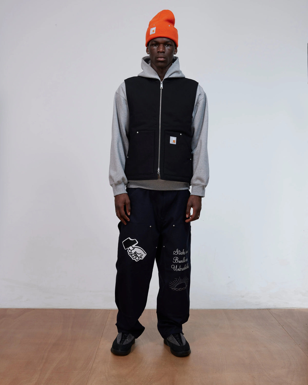 Patta x Carhartt Vest (Black) Patta x Carhartt