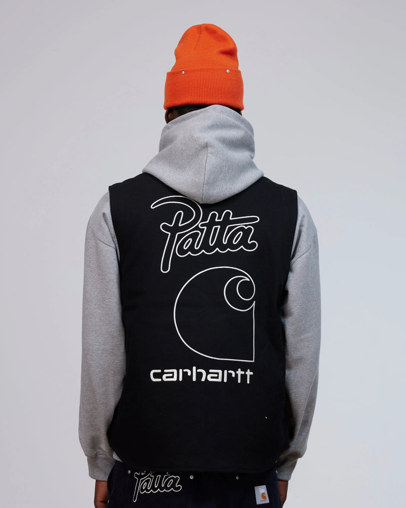 Patta x Carhartt Vest (Black) Patta x Carhartt
