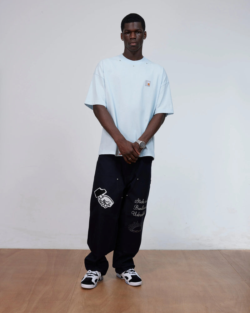 Patta x Carhartt Hartt And Soul T-Shirt (Light Blue) Patta x Carhartt