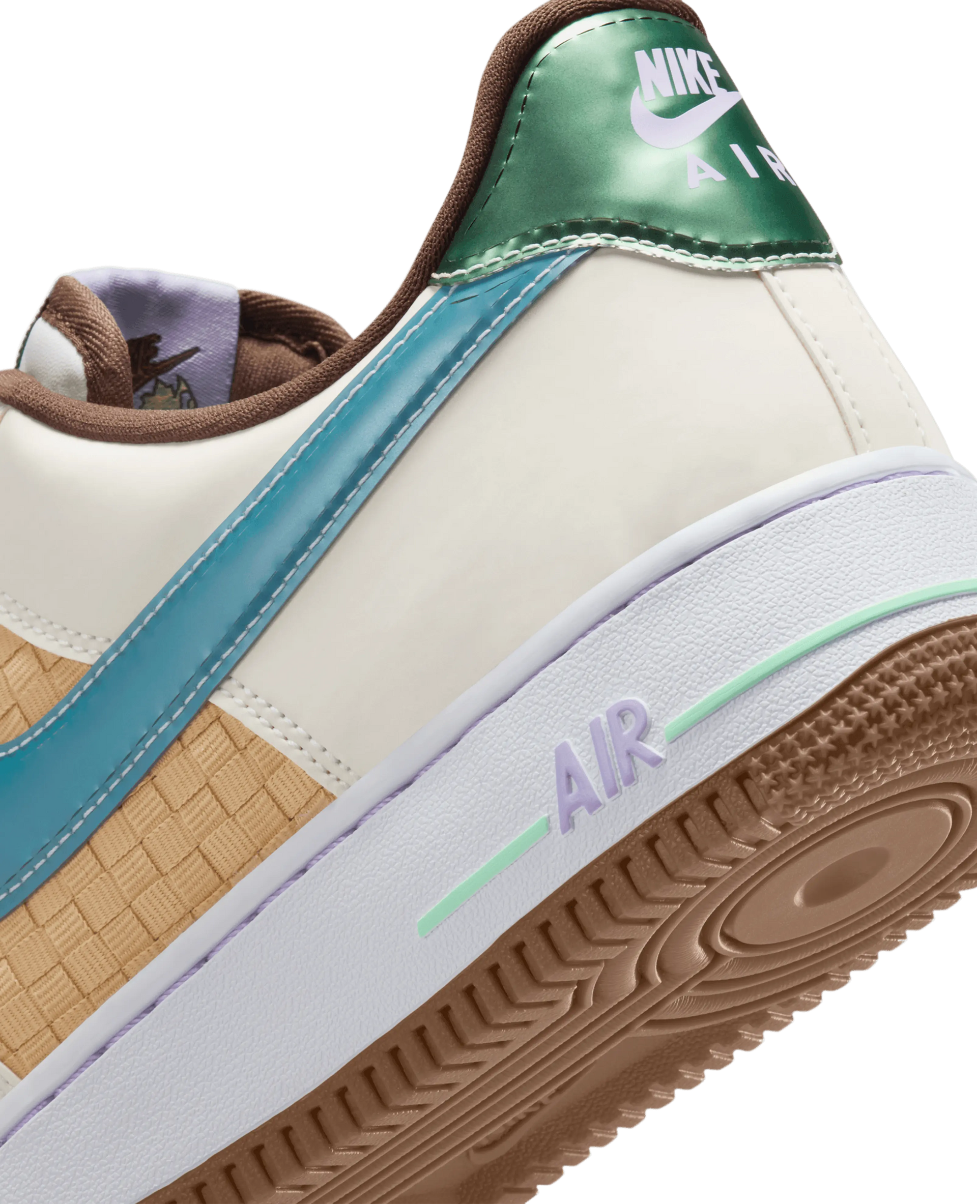 Nike Air Force 1 Retro (Summit White/Glacier Blue-Mint Foam) Nike
