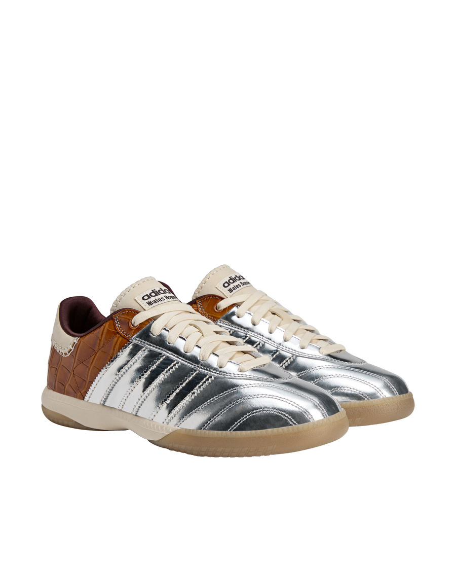 Adidas Wales Bonner MN Samba (Silver Metallic/Silver Metallic/Easy Yellow)
