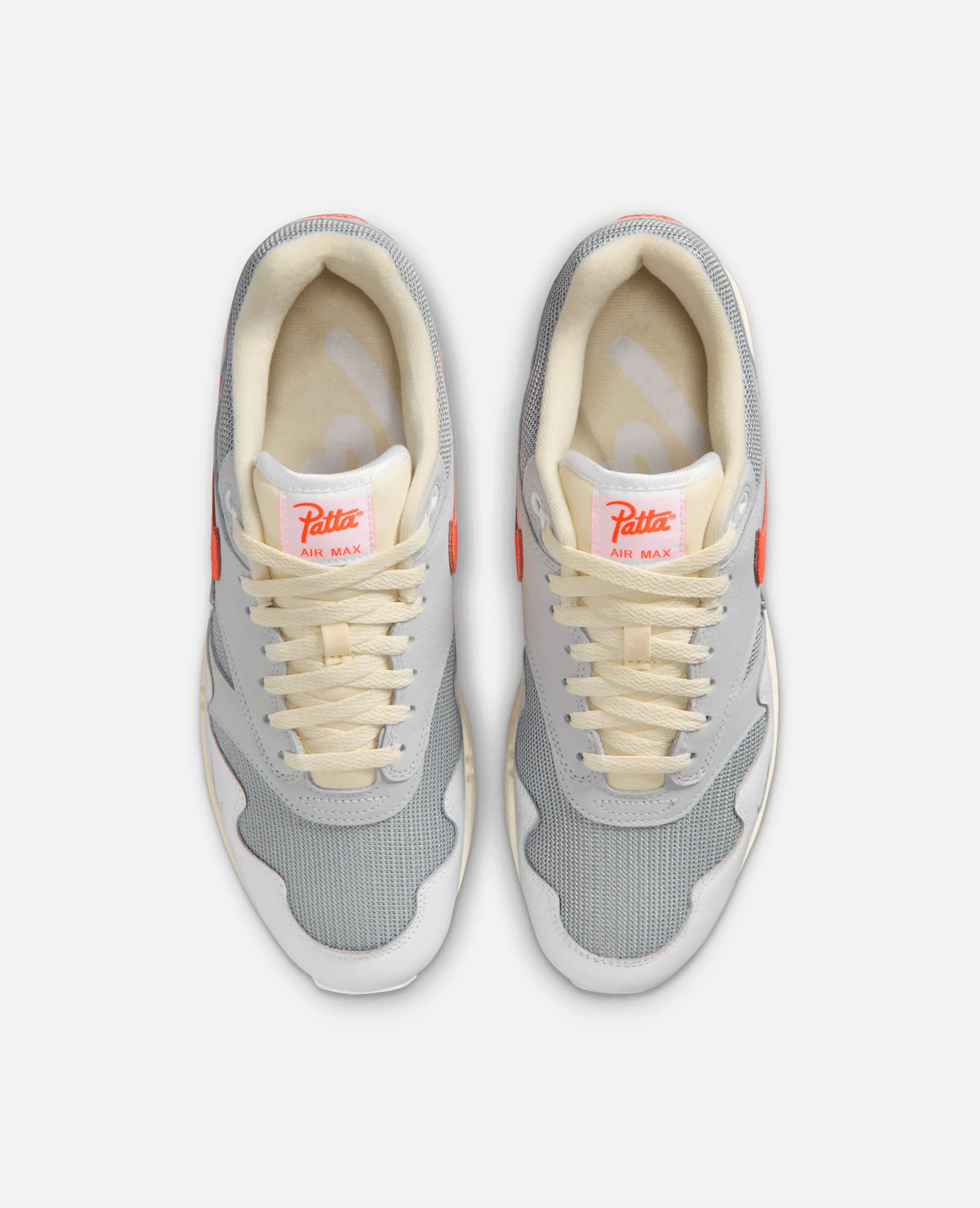 Patta X Nike Air Max 1 (White/Hyper Crimson-Pure Platinum) Nike