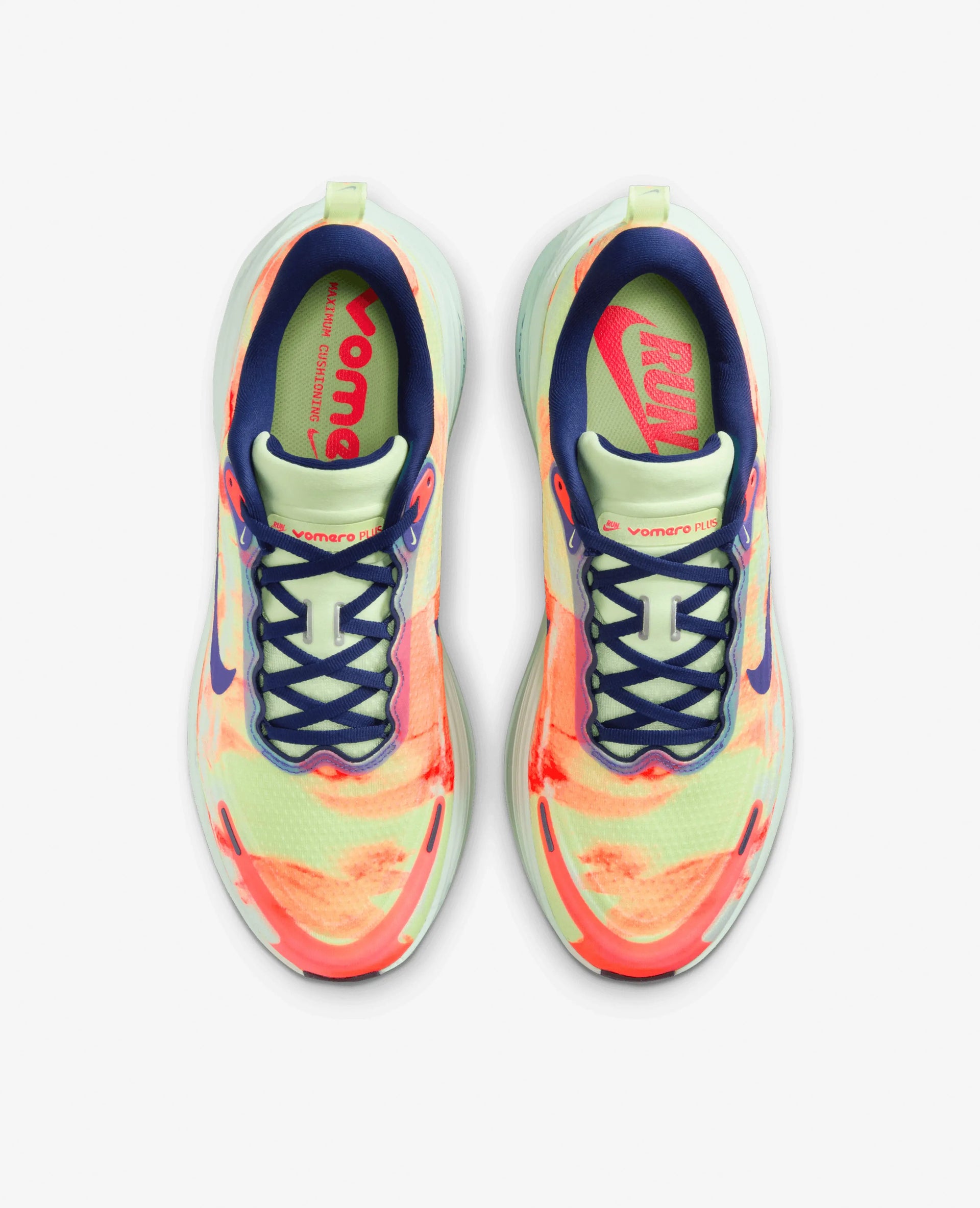 Nike Vomero Plus (Barely Volight/Indigo Burst-Hot Lava-Blue Void-Barely Green-Anthracite) Nike