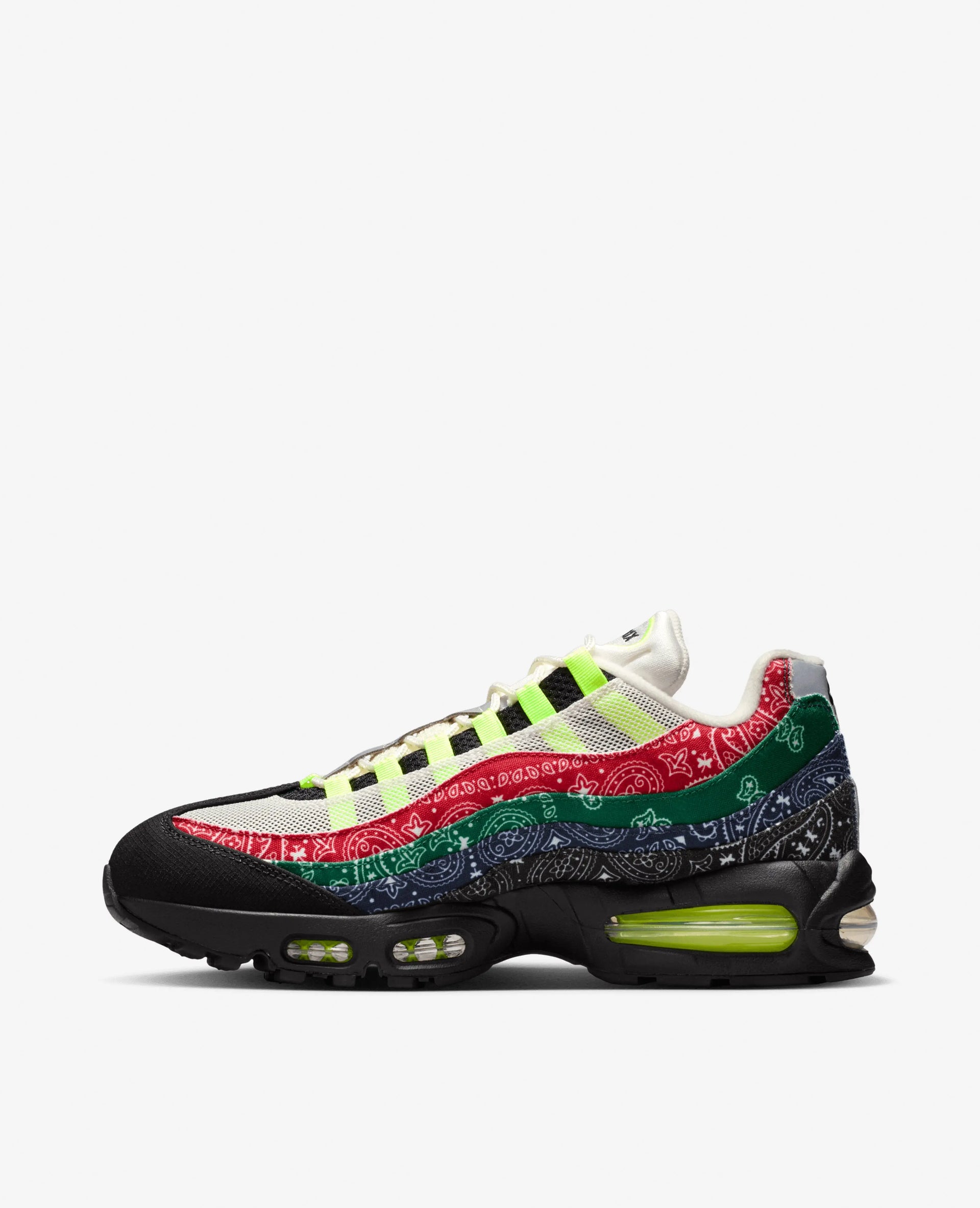 Nike Air Max 95 Sp (Sail/Volight-Universal Red-Sport Green-Black-Midnight Navy) Nike