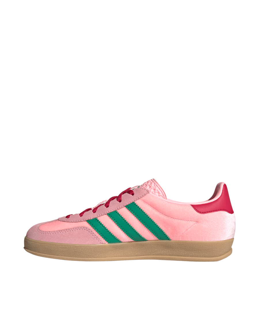 Adidas WMNS Gazelle Indoor (Court Green/Glow Pink/Gum)