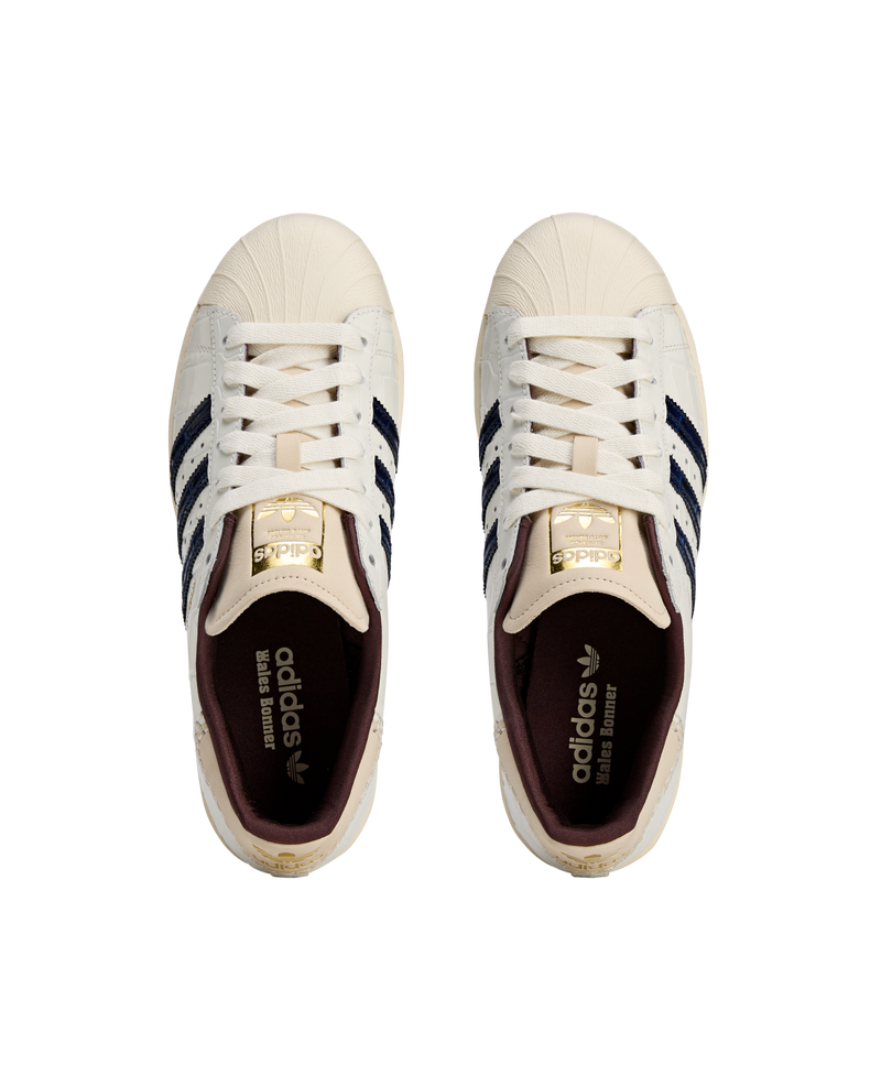 Adidas Wales Bonner Superstar (Wonder White/Collegiate Navy/Night Red)