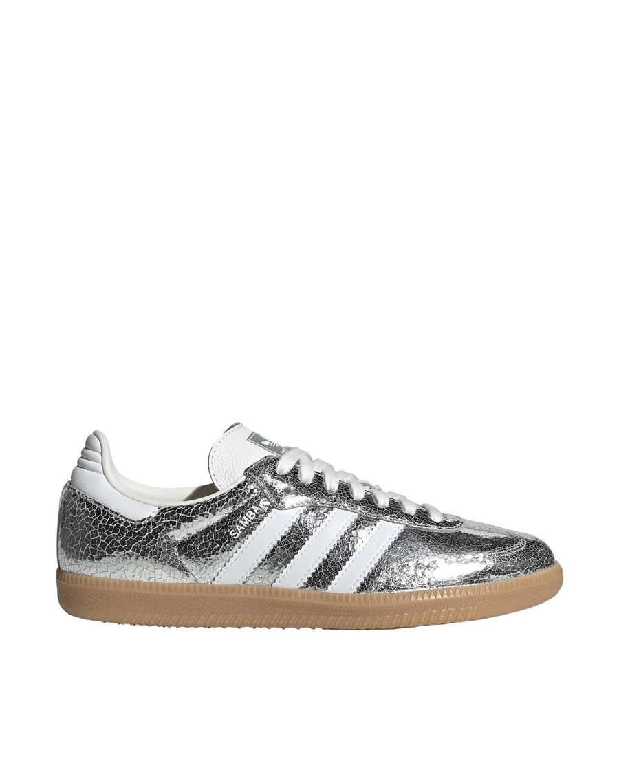 adidas Samba OG WMNS (Silver Metallic/Cloud White/Core White)