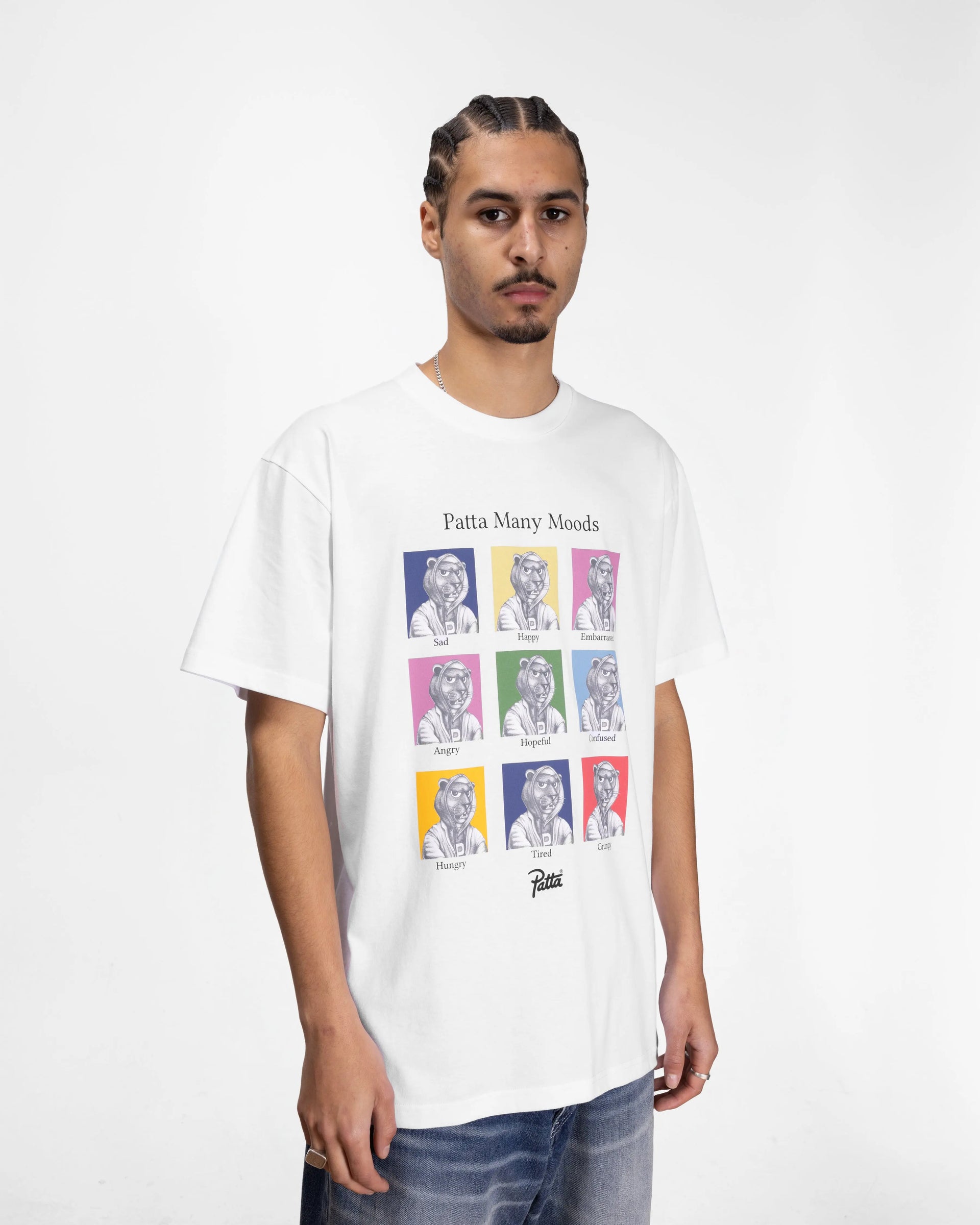 Patta Many Moods T-Shirt (White) Patta