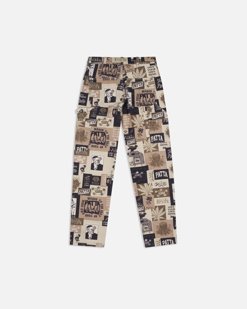 Patta Collage Canvas Pants (Multi) Patta