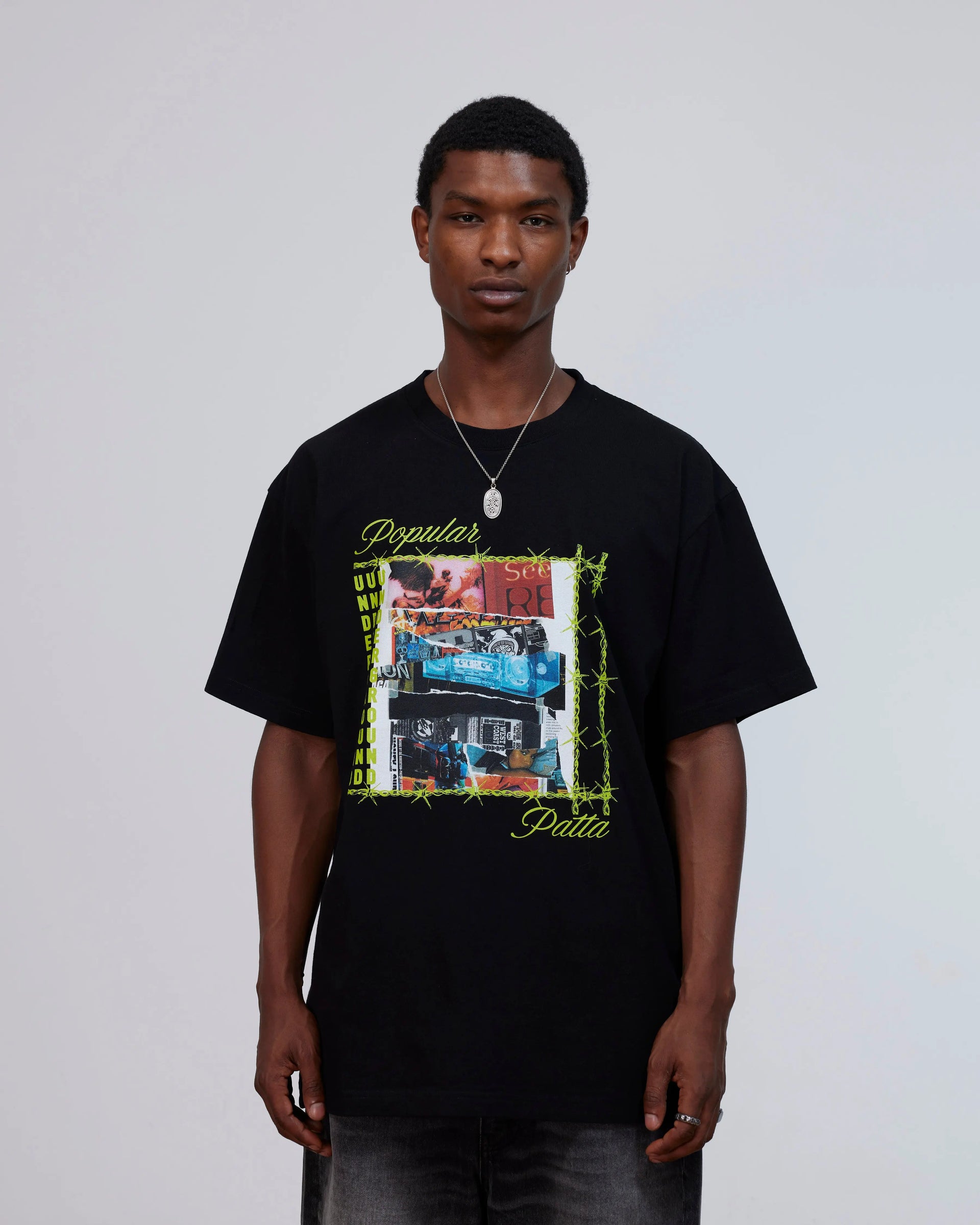 Patta Collage T-Shirt (Black) Patta
