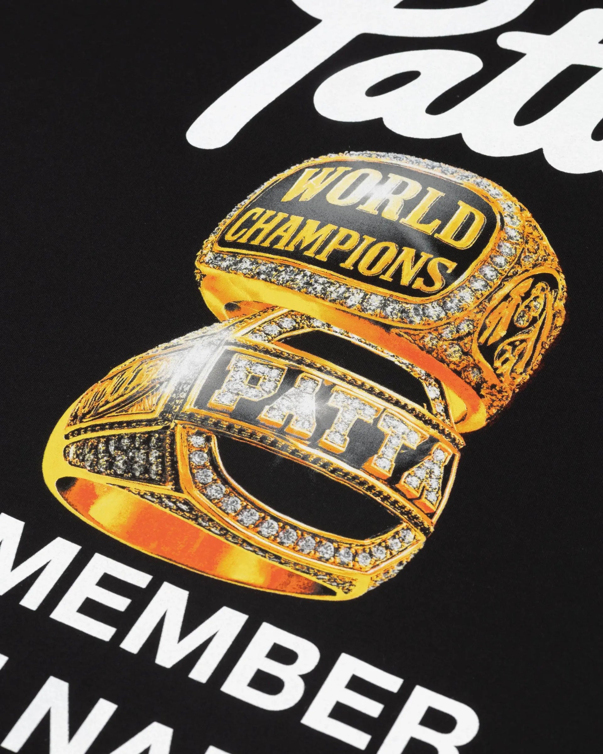 Patta Championship T-Shirt (Black) Patta