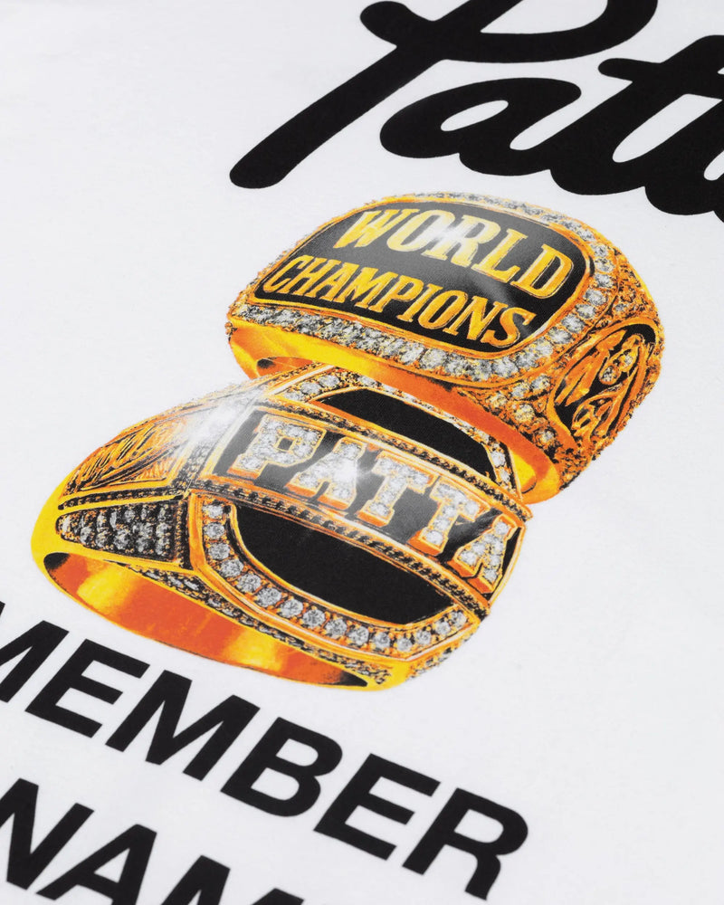 Patta Championship T-Shirt (White) Patta