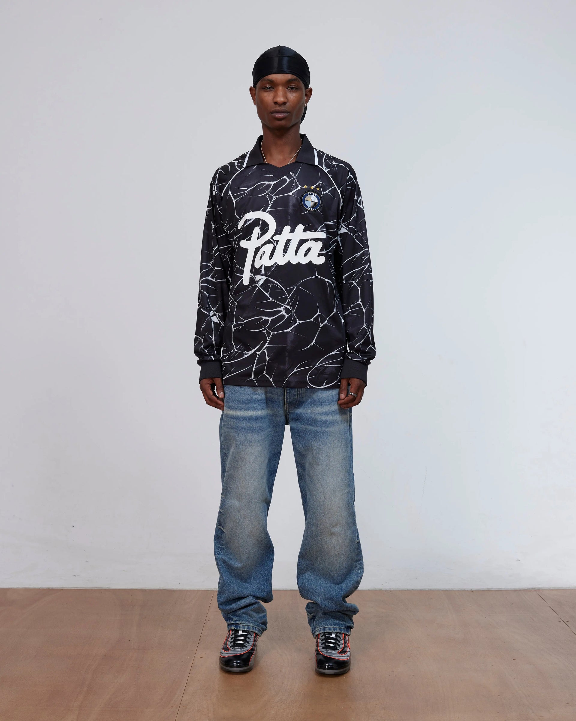 Patta Thorns Longsleeve Football Jersey (Moonless Night) Patta