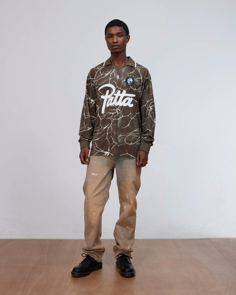 Patta Thorns Longsleeve Football Jersey (Major Brown) Patta