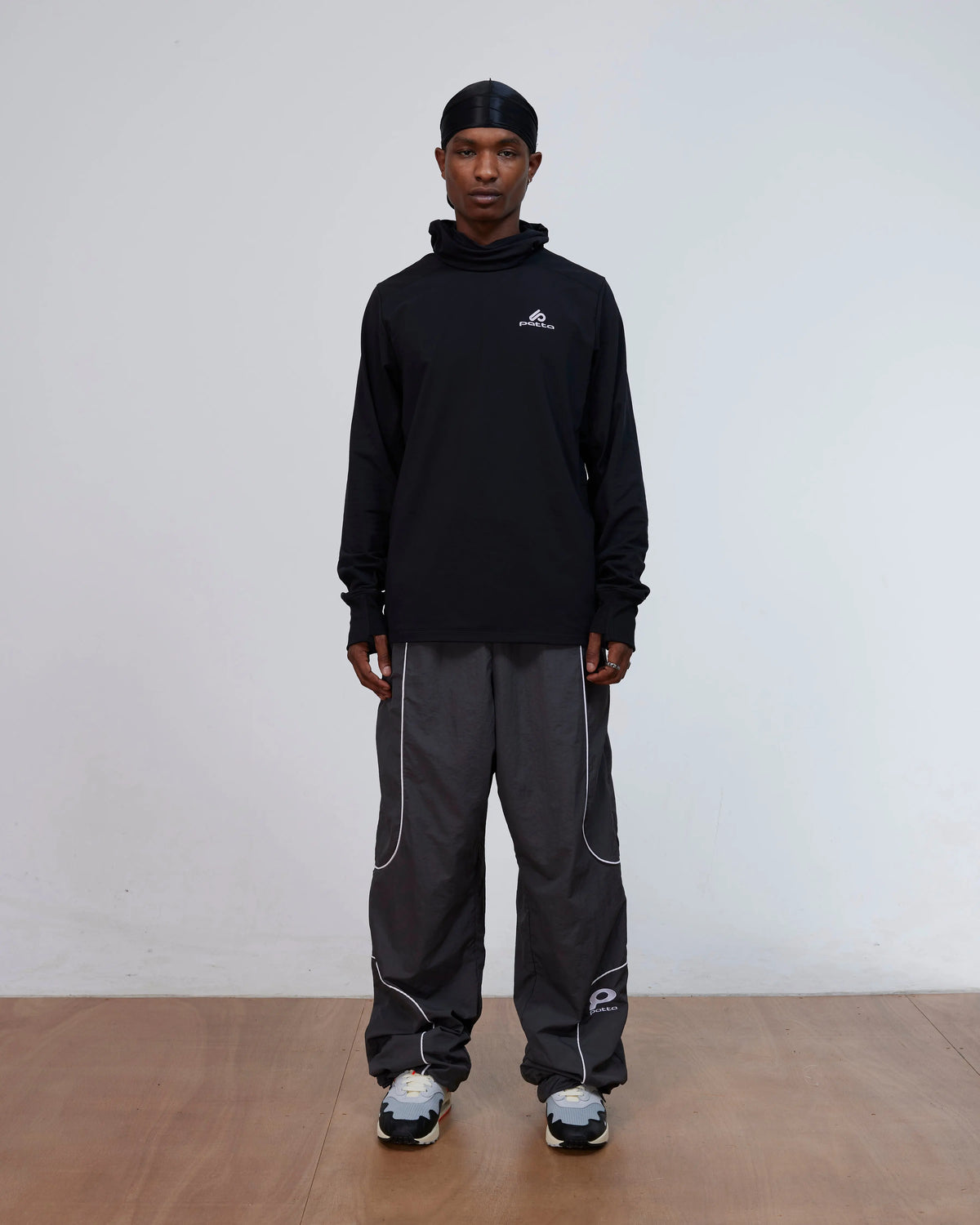 Patta Technical Hooded Sweater (Black) Patta