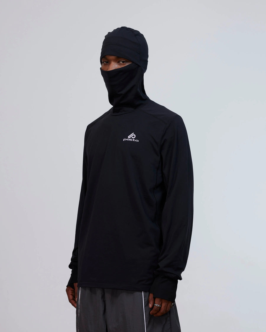 Patta Technical Hooded Sweater (Black) Patta