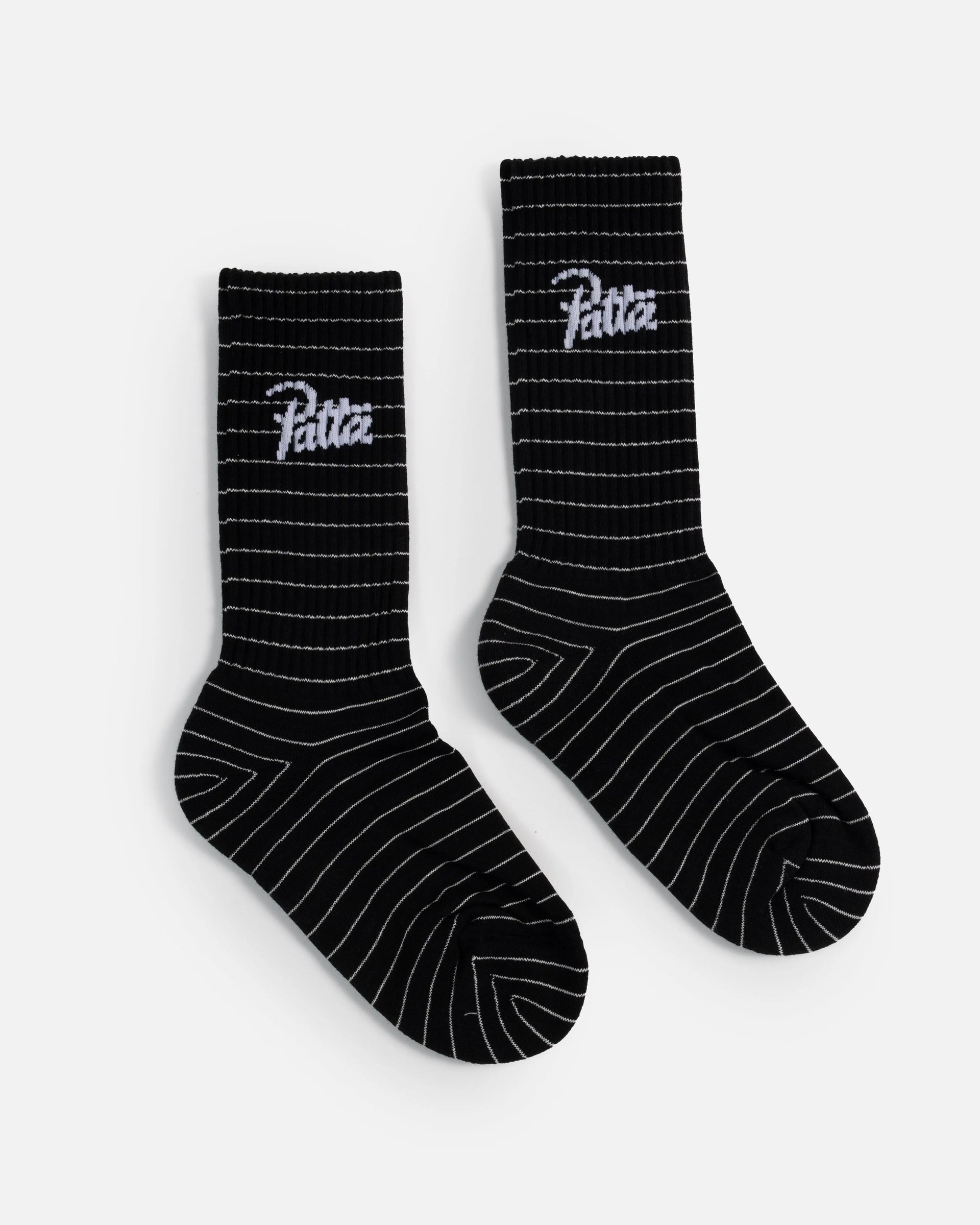 Patta Striped Socks (Black Iris) Patta