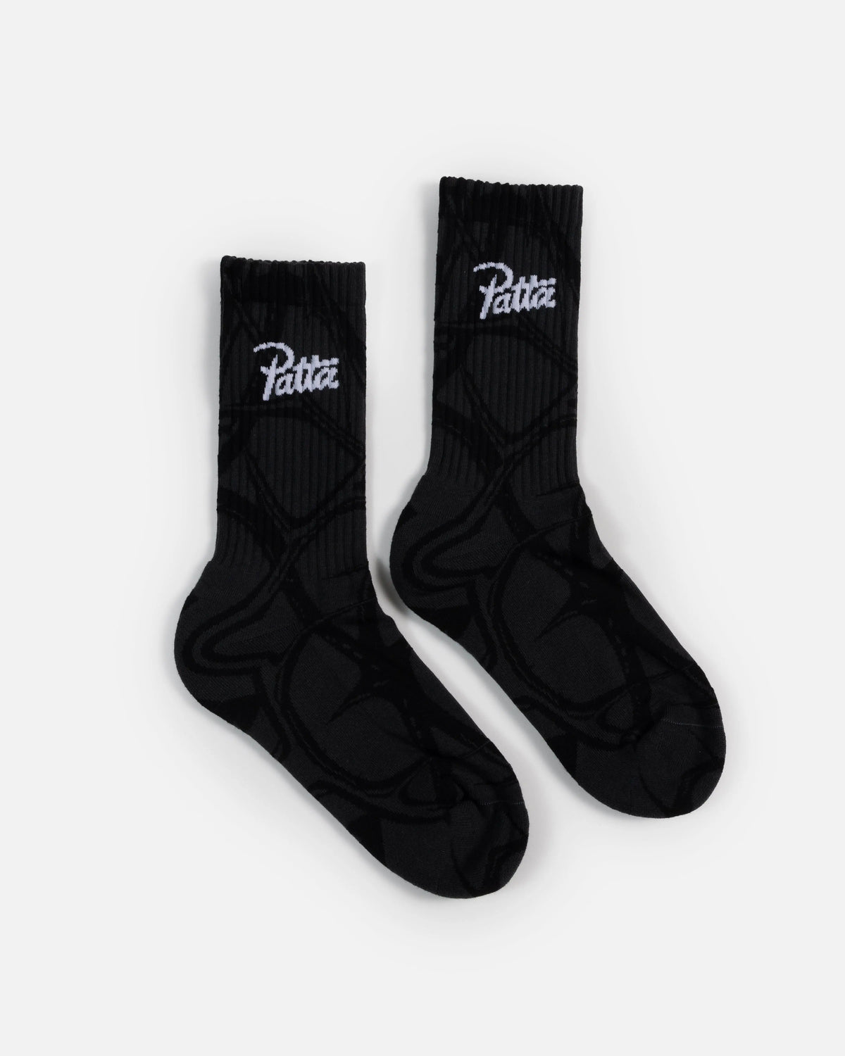 Patta Thorns Socks (Grey Pinstripe) Patta