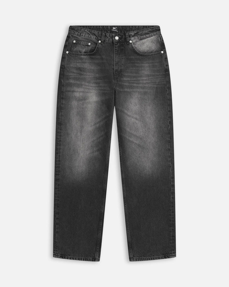 Patta Dark Dirty Whiskers Baggy Denim Pants (Black) Patta