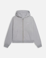 Patta Waffle Reversible Zip Up Hooded Sweater (Grey heather) Patta