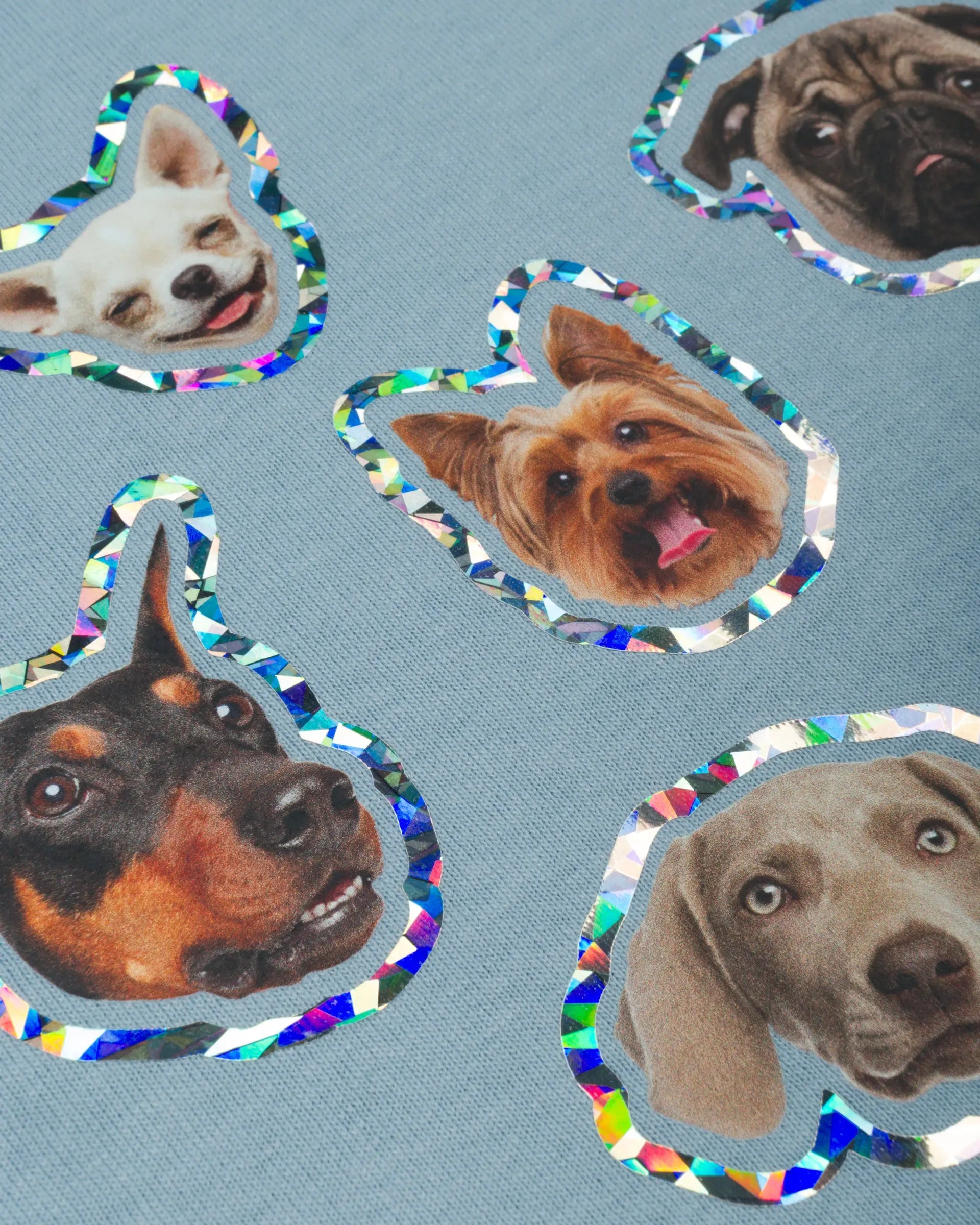 Patta Dogs T-Shirt (Dusty Blue) Patta