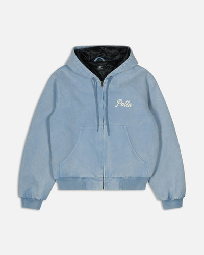 Patta Peace Canvas Hooded Jacket (Light Blue Denim) Patta
