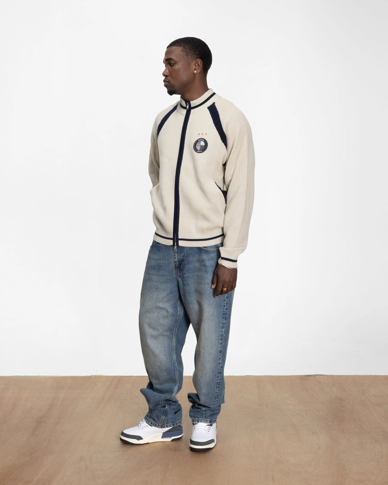 Patta Track Top Cardigan (Vaporous Grey) Patta
