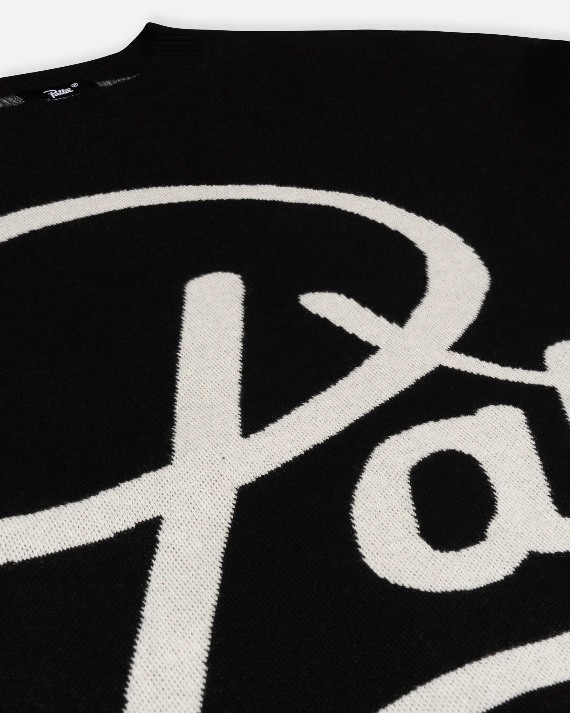 Patta Hearted Jumper (Black) Patta