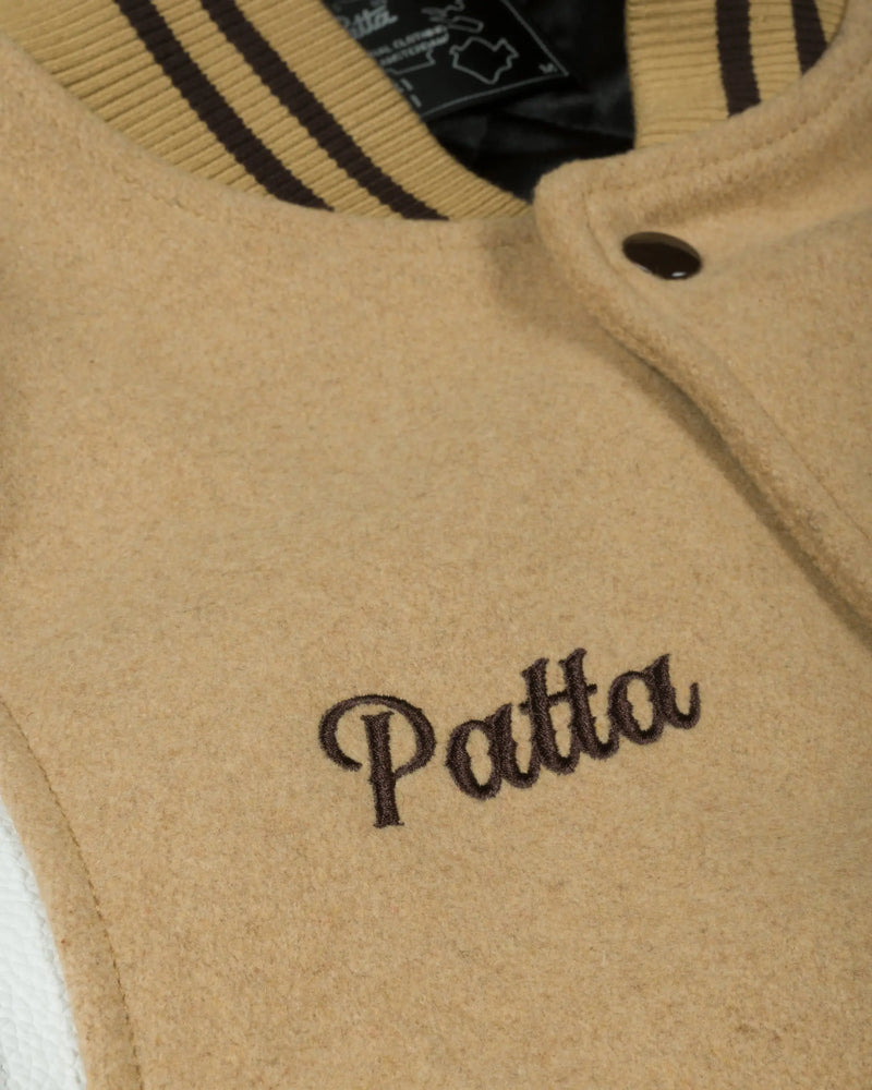 Patta Athletic P Houndstooth Varsity Jacket (Starfish) Patta