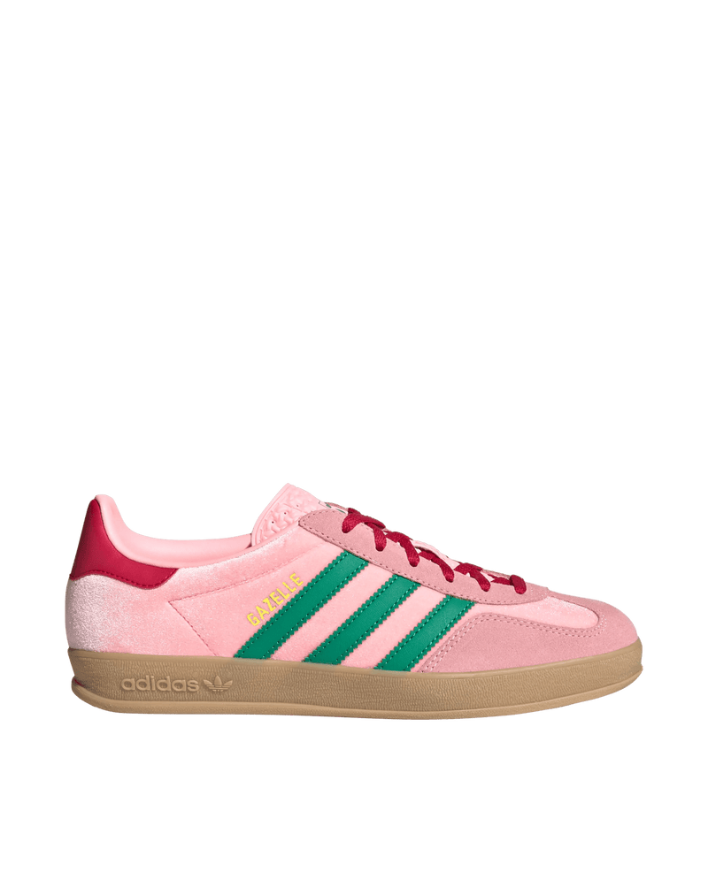 Adidas WMNS Gazelle Indoor (Court Green/Glow Pink/Gum) - Patta