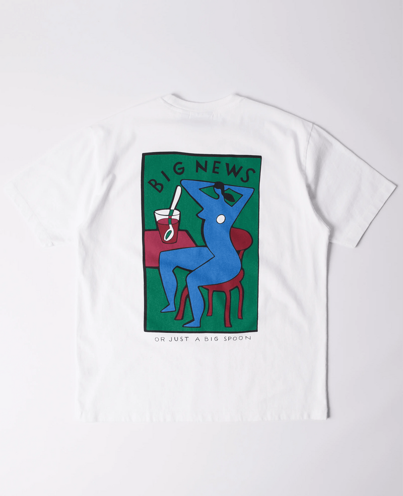 ByParra Big News T-shirt (White) - Patta