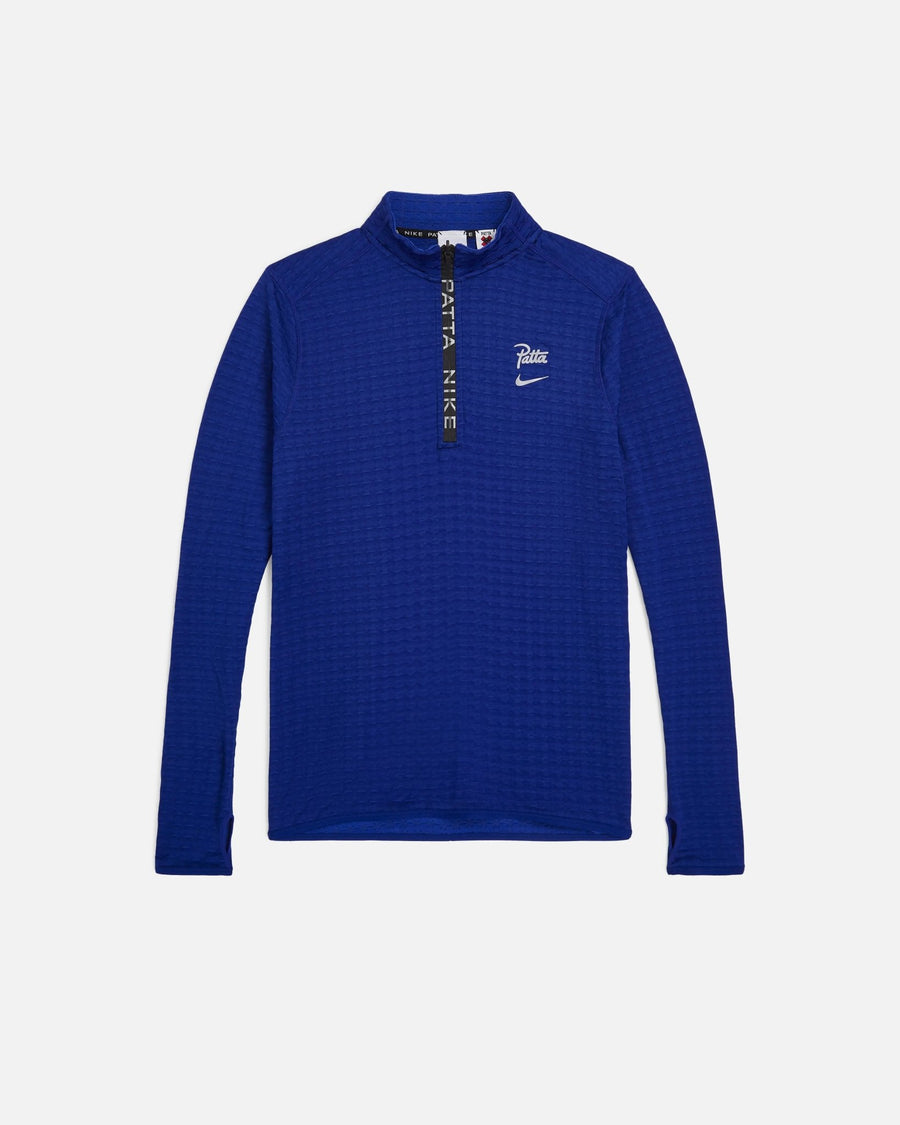 Nike x Patta Running Team Half - Zip Longsleeve (Deep Royal Blue) - Patta