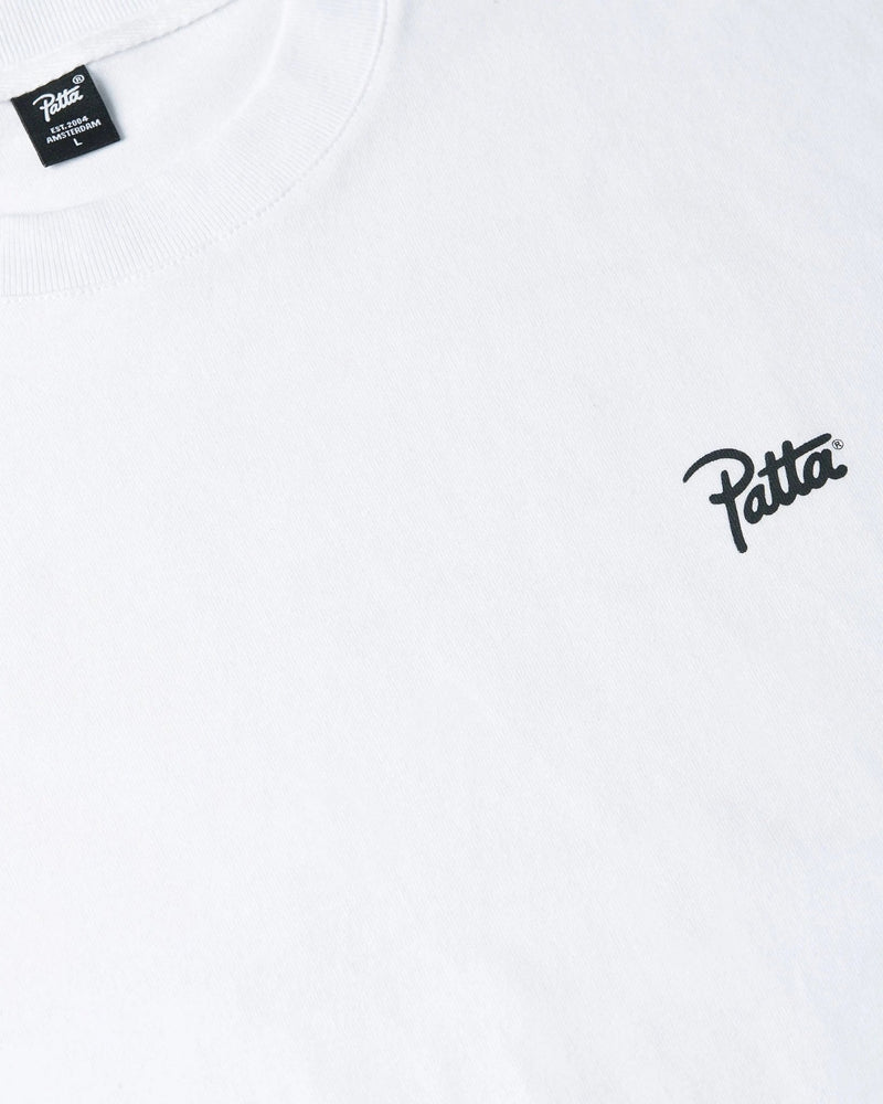 Patta Biker T-Shirt (White) - Patta